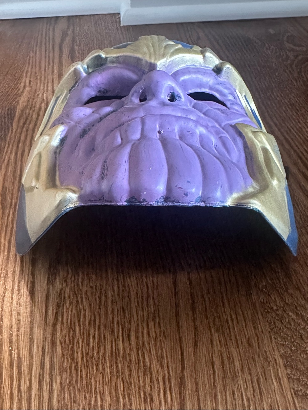 Thanos Full-Face Costume Mask Purple Gold Halloween Cosplay 12 x 12 - Picture 4 of 4